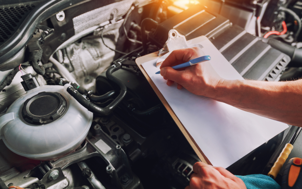 Comprobación de neumáticos y presión en taller para ITV Barcelona